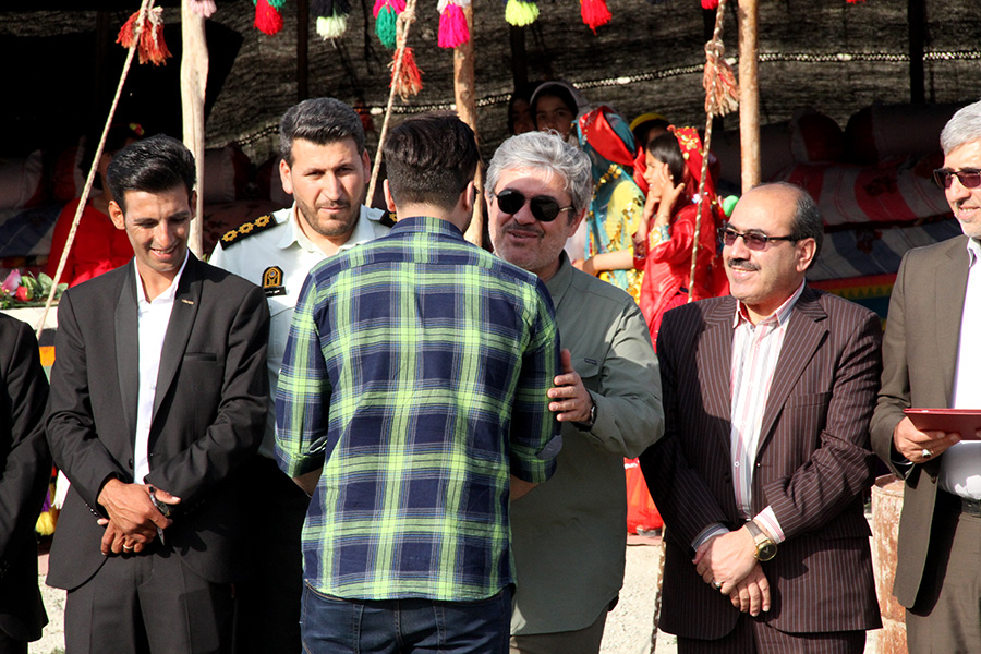 حضور در جشن عیدانه مردم خونگرم باباکلان