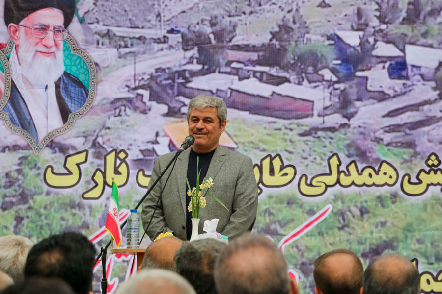 حضور تاجگردون در جمع مردم شریف روستاهای امامزاده جعفر