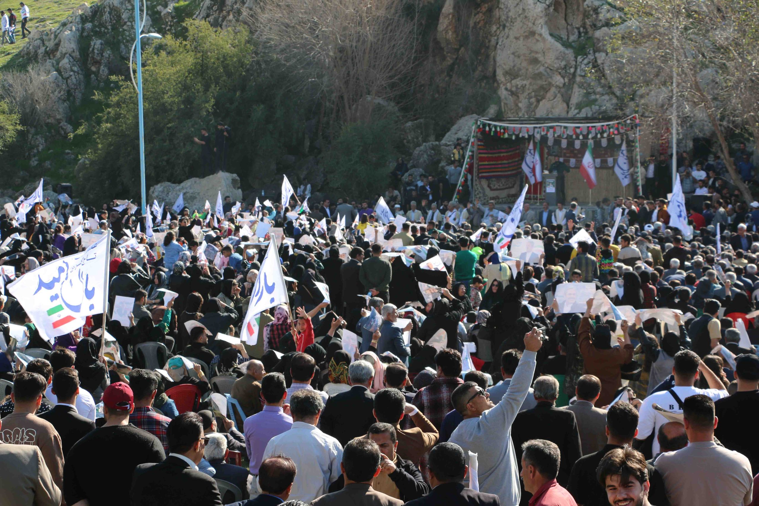 تصاویر نطق انتخاباتی گچساران